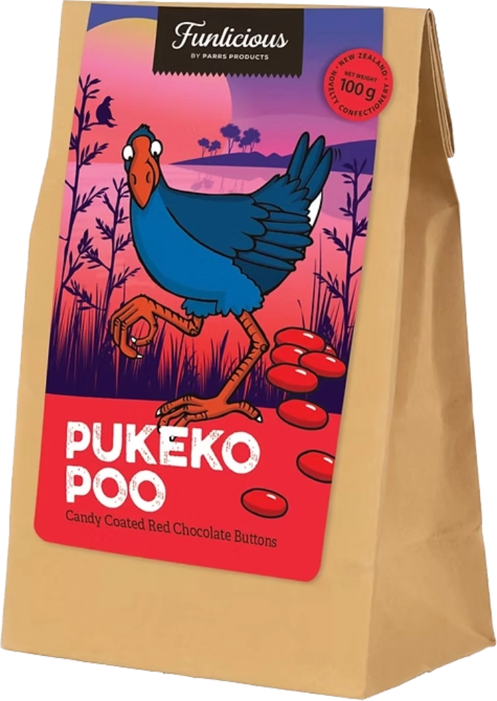 Funlicious Sweets Pukeko Poo 100G