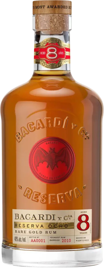 Bacardi Aged 8 Years Reserva Ocho 40% 1L