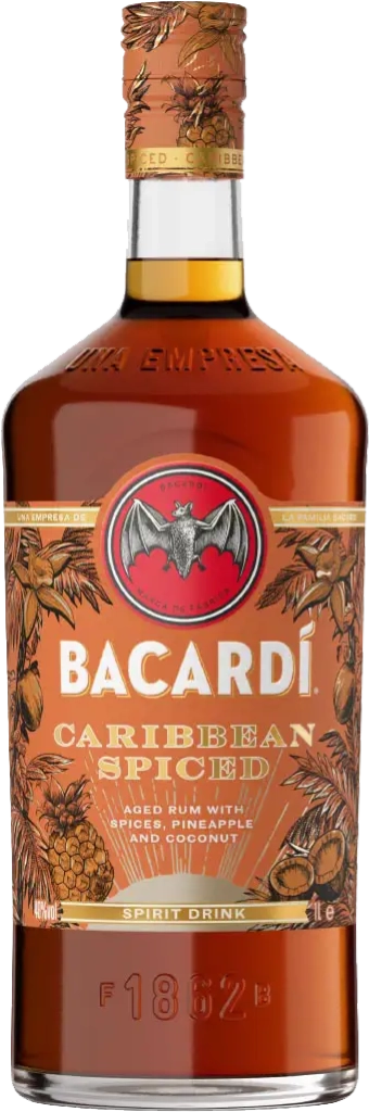 Bacardi Caribbean Spiced 40% 1L
