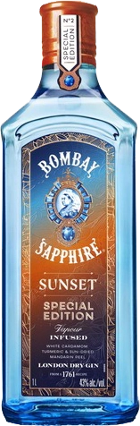 Bombay Sapphire Sunset Gin 43% 1L