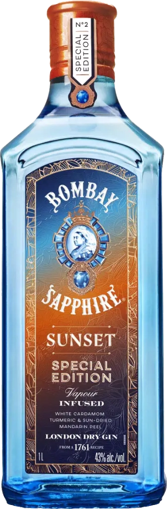 Bombay Sapphire Sunset Gin 43% 1L