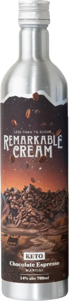 *Remarkable Cream Keto Chocolate Espresso 14% 0.7L