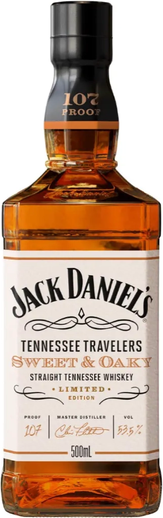 *Jack Daniel's Tennessee Travellers Sweet & Oaky 53.5% 0.5L