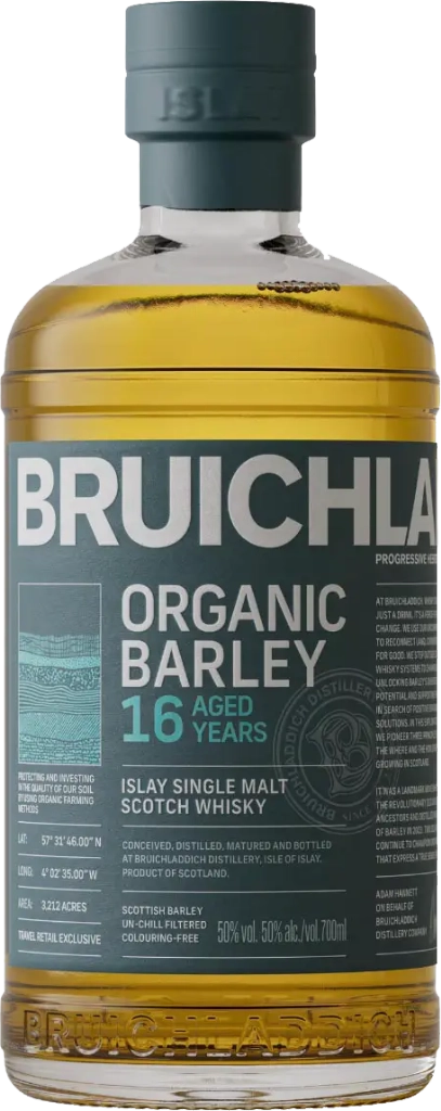 *Bruichladdich 16YO Organic 50% 0.7L