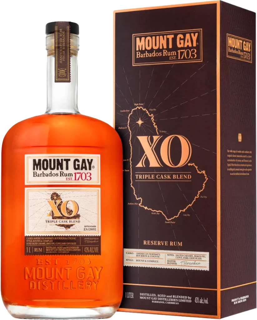 Mount Gay XO Rum 43% 1L