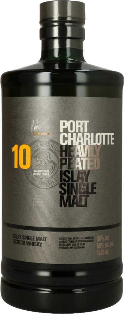 *Bruichladdich Port Charlotte 10YO 50% 1L
