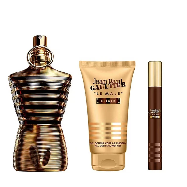 JPG Le Male Elixir Edp 125Ml Shower Gel 75Ml 3Pc Set