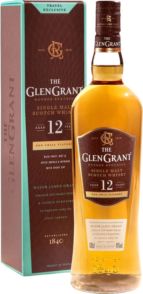 *Glen Grant 12YO Single Malt 48% 1L