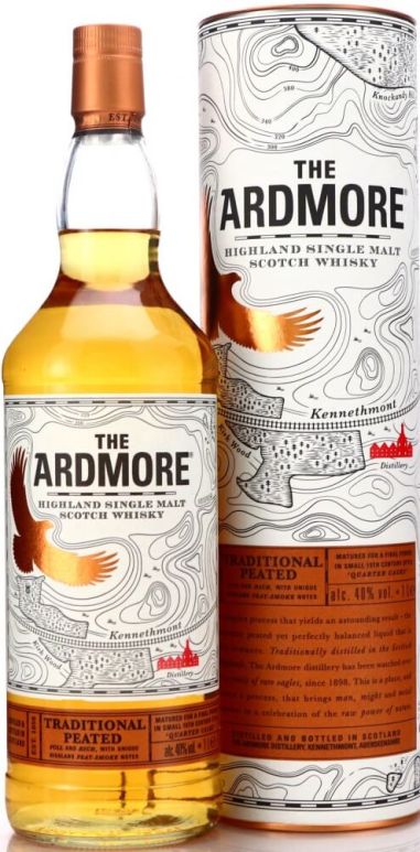 Ardmore Traditional Peated Single Malt Scotch Whisky 40% 1L