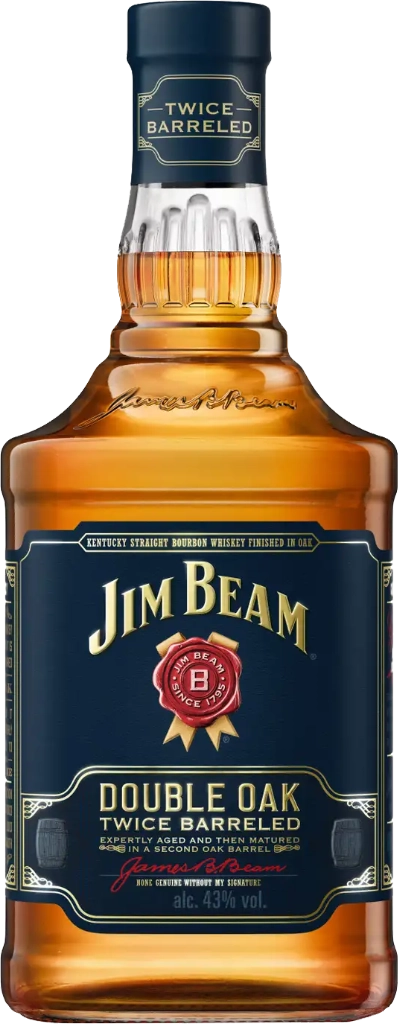 Jim Beam Double Oak 43% 1L