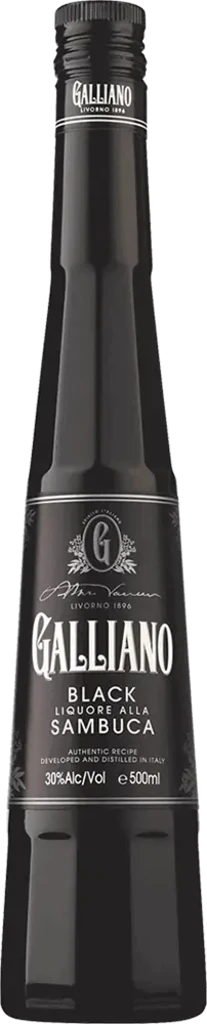 Galliano Black Sambuca 30% 1L