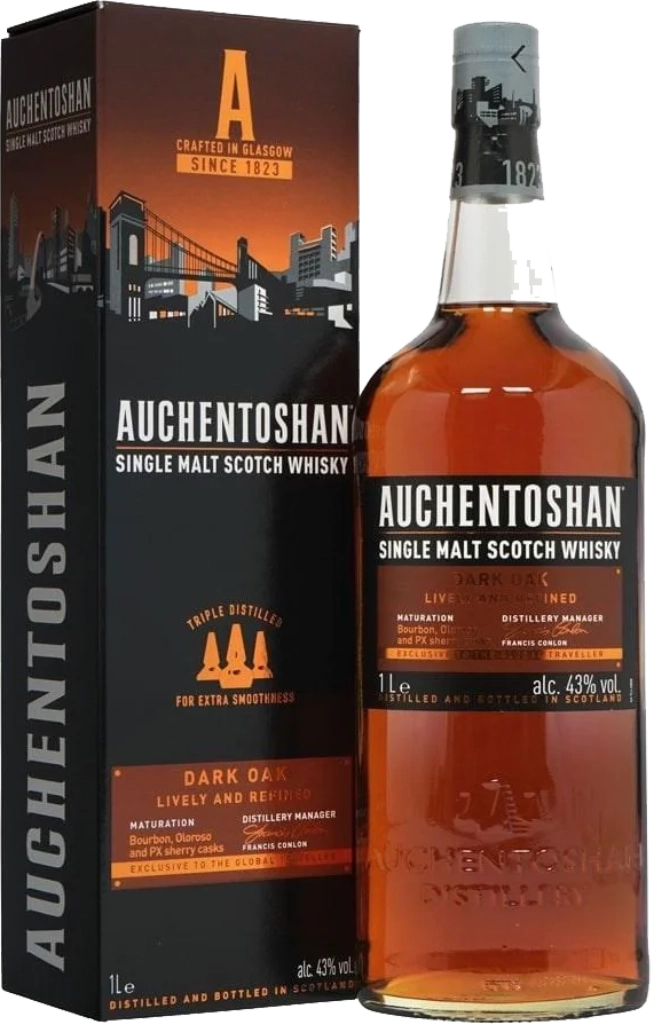 Auchentoshan Dark Oak 43% 1L GP