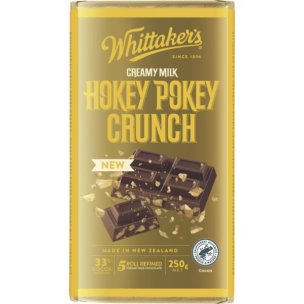 Whittaker's Hokey Pokey Chocolate Block 250G