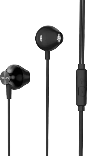 Philips Earbud With Mic Black