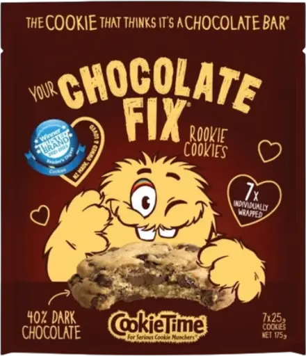 Cookie Time Rookie Chocolate Fix Cookie 7Pk