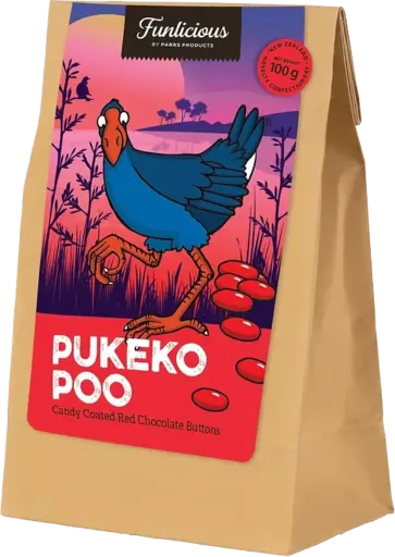 Funlicious Sweets Pukeko Poo 100G