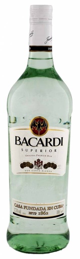 [AR013] Bacardi Carta Blanca 37.5% 1L