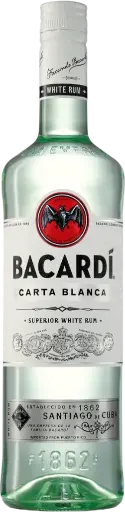 [AR013] Bacardi White Rum Carta Blanca 37.5% 1L