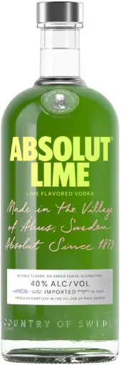 [AV001] Absolut Lime Vodka 40% 1L