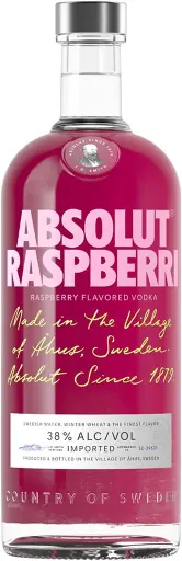 [AV004] Absolut Raspberri Vodka 38% 1L