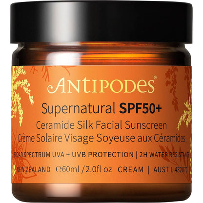 Antipodes Spf50 Glow Natural Silky Light Ceramide Sunscreen 60Ml