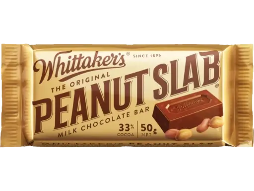 Whittaker's Peanut Slab Chocolate 50G